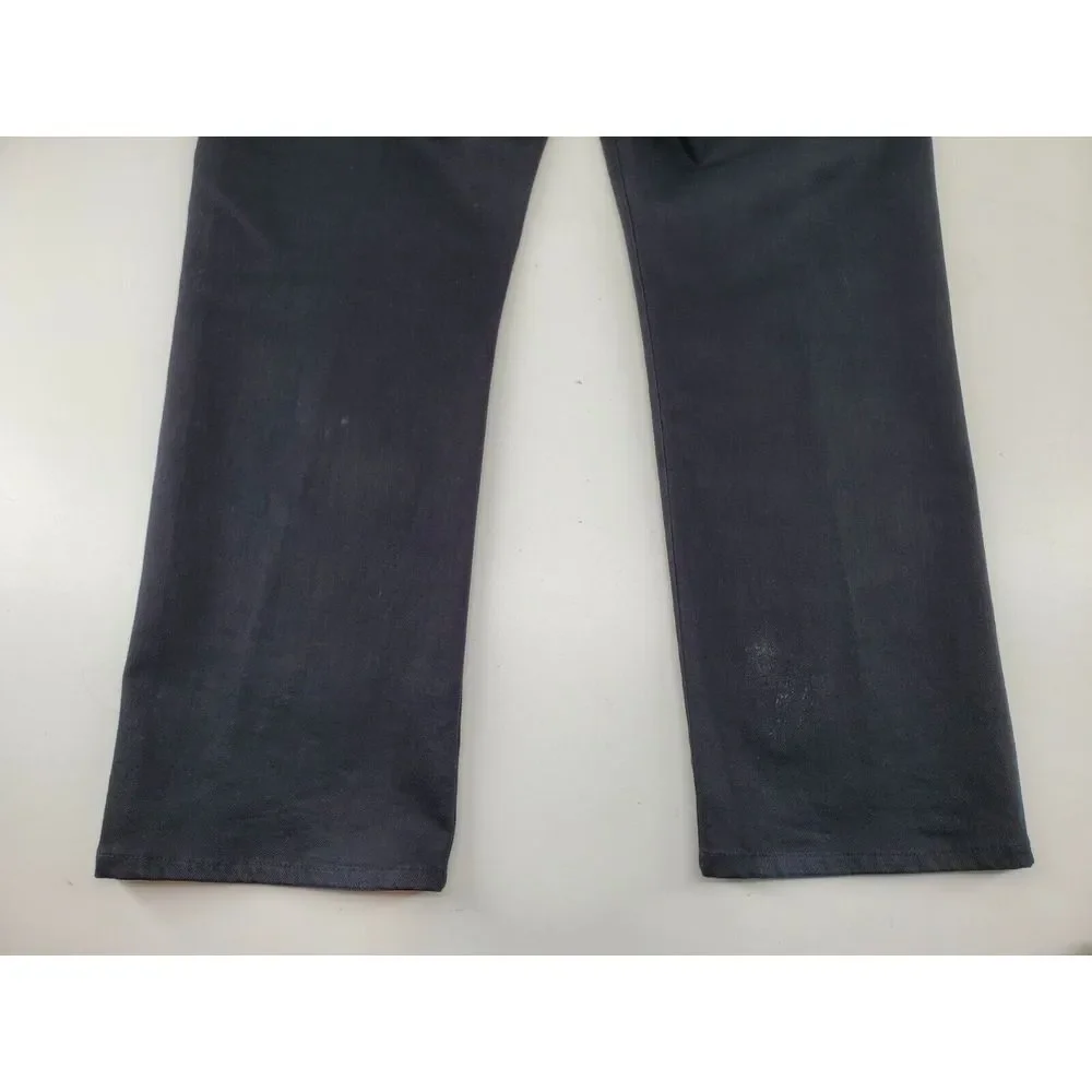 Adriano Goldschmied AG Jeans Protege Size 33 Straight Leg Black (Measures 35x29)